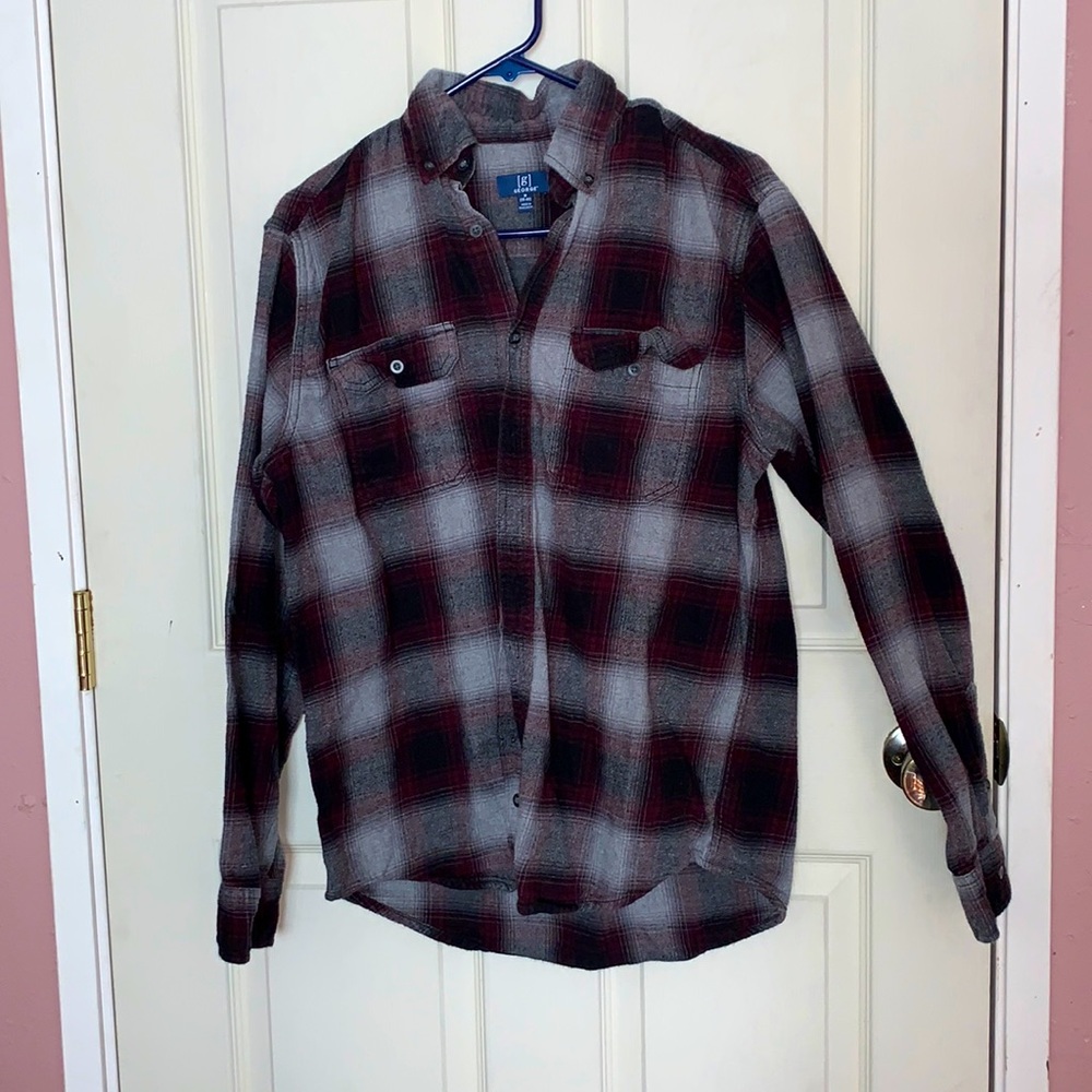 Red and Grey George Flannel